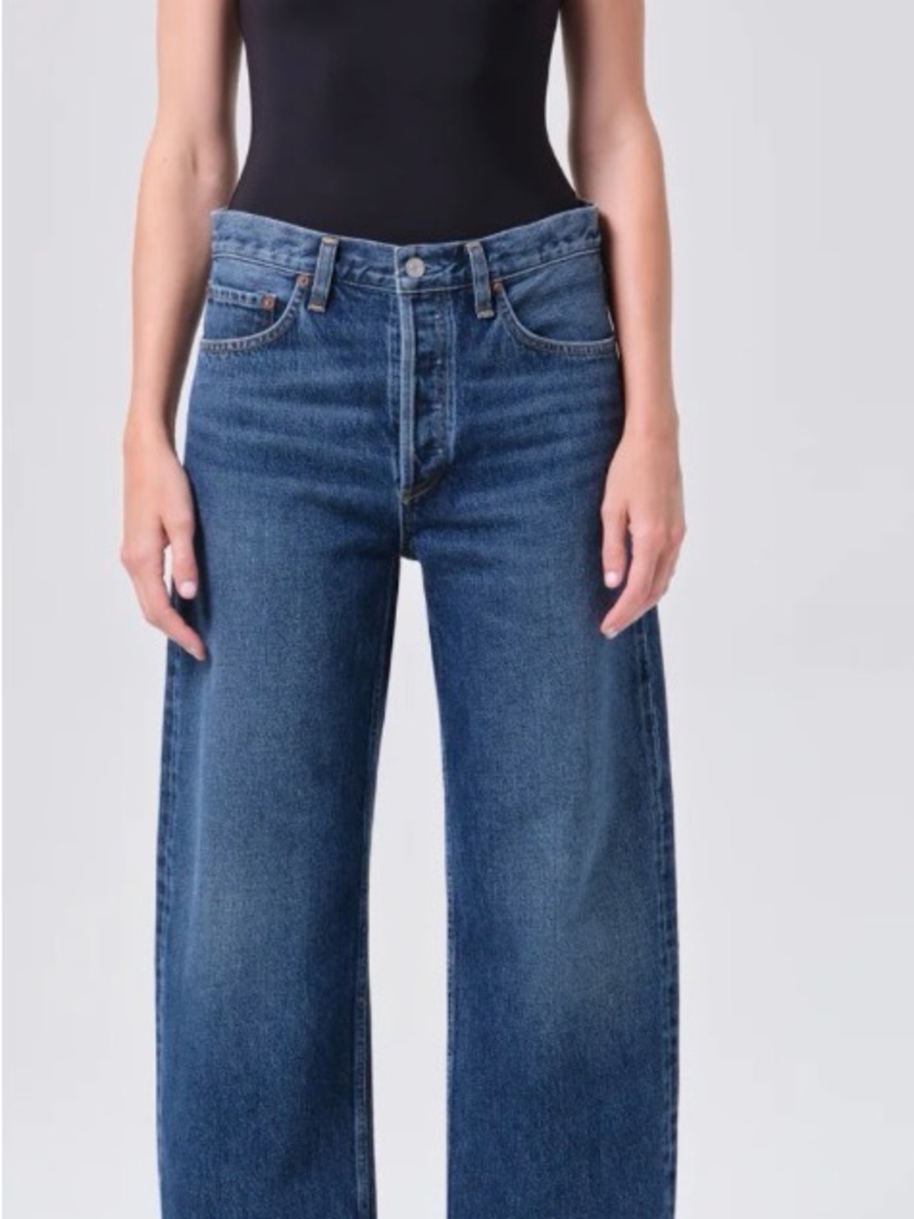 AGOLDE Arc Jean | Shortwave Wash | Curved Leg Denim | Size 25 | NWOT